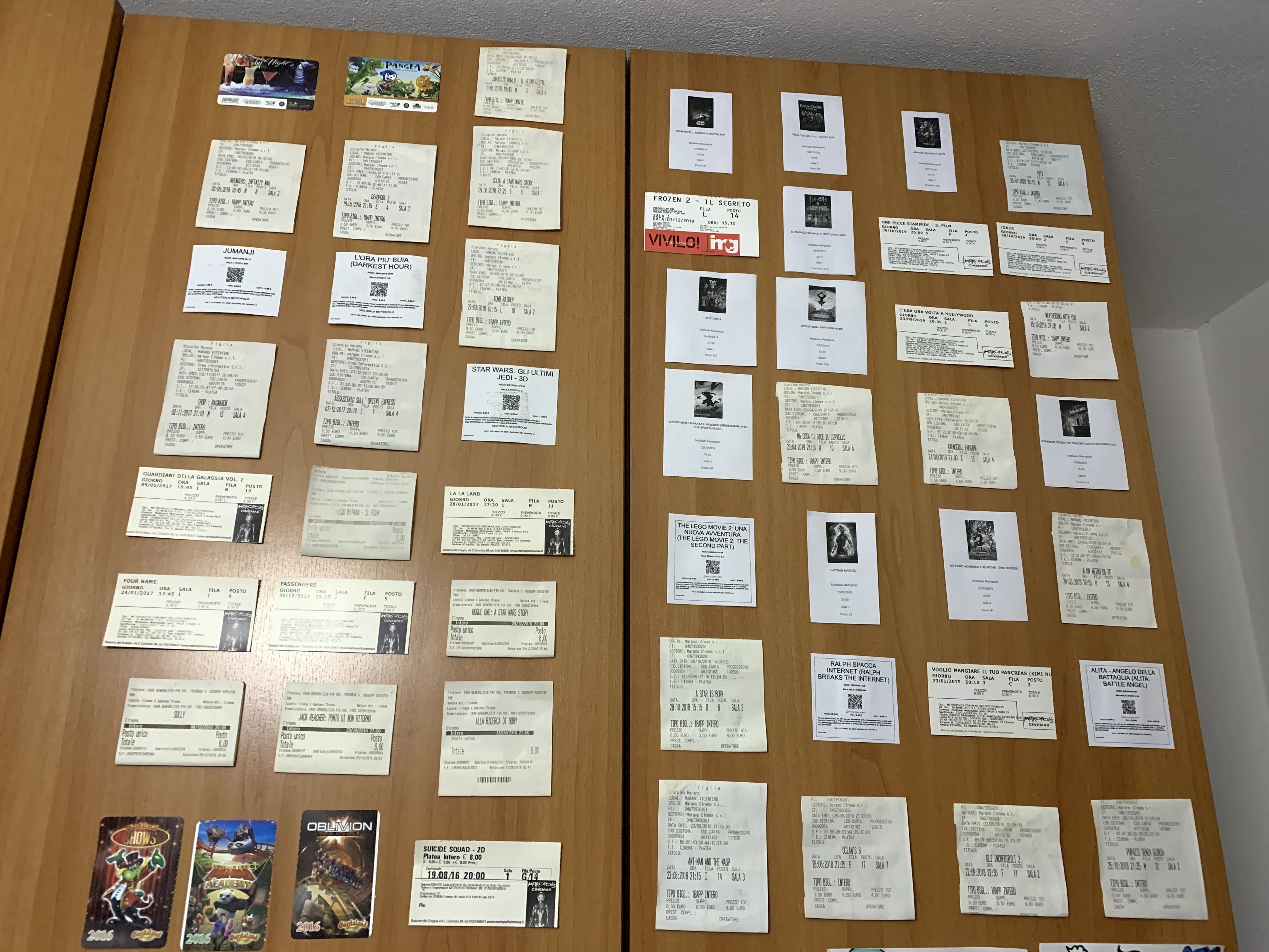 movie tickets
